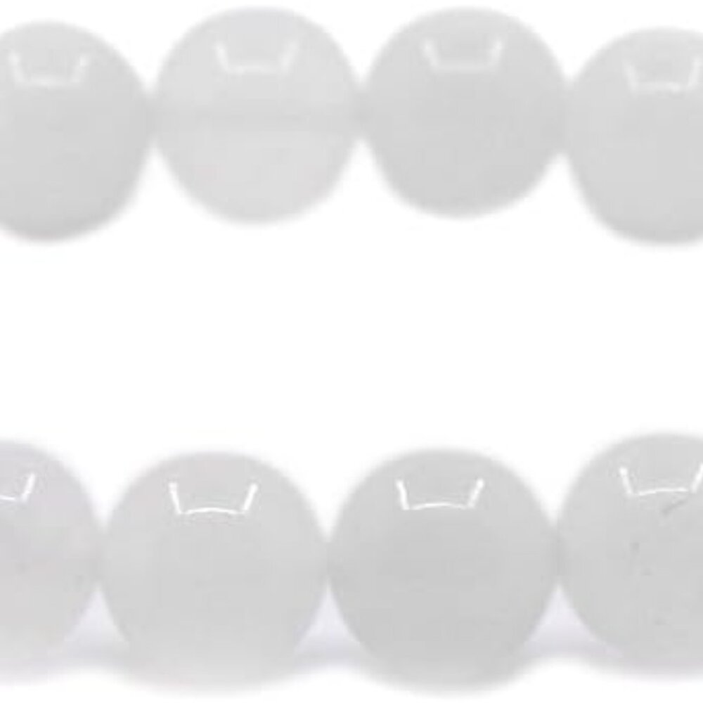 8mm Round Beads Stretch Bracelet 7 Inch Unisex